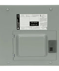 Front view of 125A Convertible Load Center TLM612FCUDP, Main Lug 6 Spaces 12 Circuits, Indoor NEMA 1 galvanized enclosure