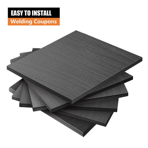 20 Pack 2x2 Inch Welding Coupons One Eighth Inch Mild Steel Practice Plates Starter Kit For MIG TIG Stick Arc Welding Beginners DIY