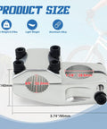 Aluminum Alloy Bike Stem For BMX And Fixed Gear Riders Beefed Up Handlebar Clamp Fits 22.2mm And 28.8mm Steerer 95mm Long