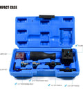 SMOTIVEPRO 7-piece brake line flaring tool kit in blue case with 3/16 and 1/4 SAE flaring tools