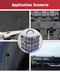 Massive 1931 Piece Car Clip And Rivet Kit With 40 Practical Sizes Auto Push Pin Fasteners For Door Panels Fender Clips