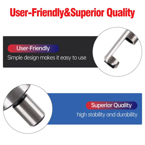 Close-up of Heavy Duty Wood Plug Cutter Drill Bit Set with user-friendly design in focus, highlighting superior quality construction.