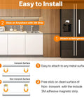 Rechargeable Motion Sensor Closet Lights 2 Pack No Fuss 4200mAh Battery Easy Install demonstration in kitchen