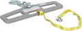 Heavy Duty Steel Fork Truck Hook Plate Swivel 6000 Lb Capacity Workhorse Double Fork Design with Safe Chain Attachment