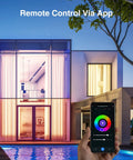 Color Changing Smart LED Bulbs A19 E26 75W Equivalent, WiFi Enabled, controlled via app for exterior lighting