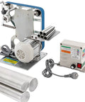 Heavy Duty 550W Brushless Belt Sander Built Tough As Nails For Metal And Wood Work 1X30 Inch 6000RPM machine with motor and steel rods.
