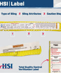 Endless Nylon Type 5 Sling Three Ply 1 Inch By 30 Foot Lifting And Towing Rig Gear 8,000 Lb Vertical Capacity Lightweight Yet Tough Heavy Duty Nylon Sling Built For Industrial Lifts, yellow sling label