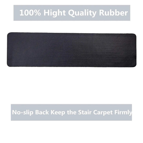 Non Slip Stair Treads 32 By 8 Inches Carpet Mats For Wooden Steps Indoor And Outdoor Grey Set Of 14 Rubber Anti Slip Rugs