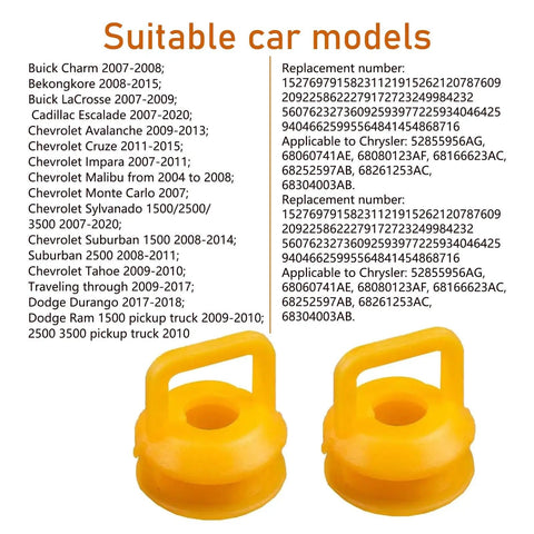 Two Piece Gearbox Shift Rod Cable Bushing Replacement Rubber Flexible Cushioned Vibration Dampener For Chevy Buick