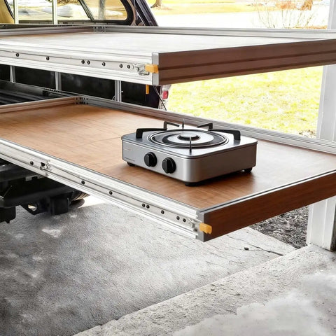 Beefy Heavy Duty Drawer Slides With Lock Full Extension Ten To Sixty Inches Industrial Side Mount Glides Ball Bearing Rails for RV