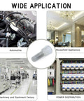 Huge 230Pcs Nylon Closed End Wire Crimp Connectors Kit With CE1 CE2 CE5 Terminals Featuring Premium Insulated Ferrules And Translucent Safety Design For Fast Electrical Fixes And Short Circuit Protection. used in automotive and power distribution wiring