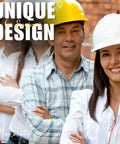 Group of engineers with hard hats smiling, showcasing unique design options for Engineer Gift Throw Blanket For Mechanical Electrical And Computer Pros Cozy Flannel Throw For Men 65 X 50 Inches Black Nerd Approved Comfort After Long Code Sprints And Late Night Builds