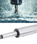 Side view of steel MT3–MT4 taper drill sleeve adapter; lengthened reduction sleeve for lathe, milling CNC tools