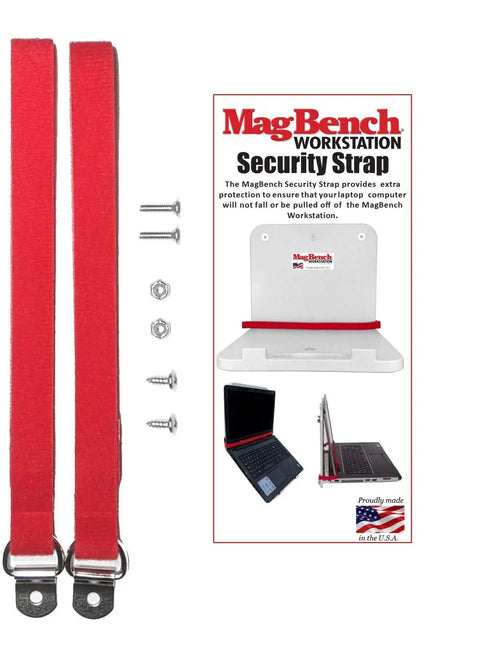 Velcro Laptop Security Strap Kit For Workstations Includes Two Straps Four Screws And Two Nuts Easy To Install display