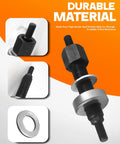 All In One Harmonic Balancer Installation And Puller Tool Set For Chevy Small Block And Big Block Cranks showing durable steel parts.