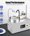 180W Jewelry Gem Faceting and Polishing Machine for Jade and Gemstones, Adjustable 0-3000RPM with Low Noise and Vibration