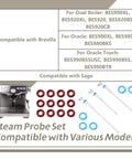 Top Shelf Steam Probe Set Replacement For Breville Oracle Touch And Dual Boiler Espresso Machines 3 Piece Kit with O Rings