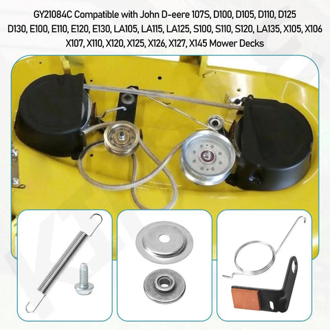 John Deere D Series Heavy Duty Shield And Brake Pad Kit With Screws For D100 To D130 Tractors parts display