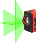 Self Leveling Cross And Line Laser Kit With GreenBrite Technology green beam projecting dual lines