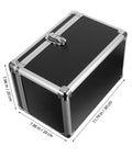 Portable Aluminum Tool Box With Ergonomic Handle And Enhanced Security Lock Heavy Duty Handheld Metal Storage Case