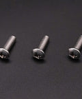 Heavy Duty Stainless Steel 10-32 x 3/4 Inch Phillips Pan Head Machine Screws Full Thread UNF 304/18-8, three pieces.