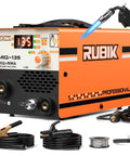 Three In One Gasless MIG Welder With Lift TIG And Stick Welding, 110V Flux Core Inverter with Synergic Control and LCD Display