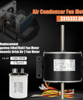 RV Brisk Air II Fan Motor Replacement One Quarter Horsepower Three Speed Genteq F48AF70A61 OEM Compatible Plug And Play