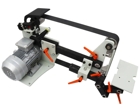Professional Variable Speed Belt Sander With 72 Inch Abrasive Belts And Extra Grinding Discs For Killer Knife Sharpening And Slick Metal Polish 220V Benchtop Grinder motor and frame assembly