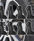 Hilarious Pencil Valve Stem Caps For Cars Trucks Bikes And Motorbikes, Funny Valve Stem Covers Prank Gift For Adults, 8 Pack Black