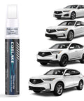 Acura Platinum White Pearl NH883P Touch Up Paint Kit With A 2 In 1 Scratch Remover Pen And 2 Disposable Micro Applicators for Acura cars