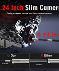 Articulating Borescope Camera With Light For Automotive And Industrial Inspection, 210 Degree Two-Way Probe, 0.24in head in engine