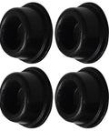 Soft Rubber Door Stopper Bumpers Pack Of Four Black Self Adhesive Wall Protectors