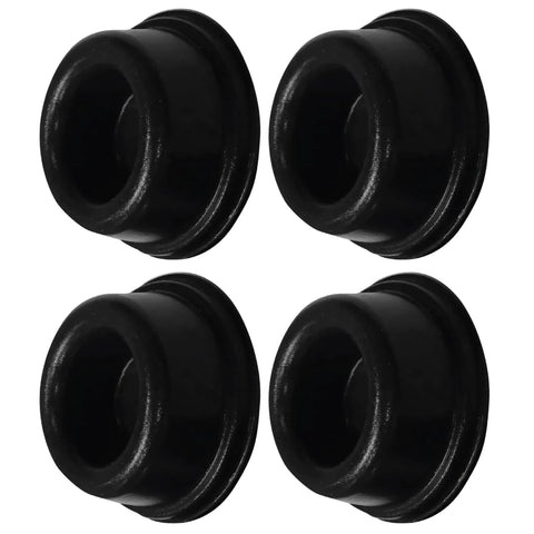 Soft Rubber Door Stopper Bumpers Pack Of Four Black Self Adhesive Wall Protectors