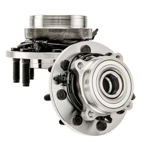 Front Wheel Bearing Hub Assembly For Dodge Ram 1500 2006 2008 4WD 2500 3500 8 Lug With ABS Direct Replacement High Strength Precision Fit