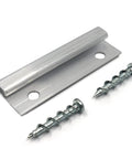 Badass Heavy Duty Picture Hangers With Tough Aluminum Grip Hangs Heavy Frames Mirrors Up To 100 Pounds Drywall Concrete Ready Antislip Extruded Lip Design Secure 4 Pack Complete Kit With Mounting Screws, aluminum bracket and screws