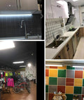 2Ft LED Light Tube Replacement For T8 T10 T12 Fittings 8W 24 Inch 1120 Lumen installed in kitchen and retail spaces
