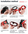 Installation steps for sweat proof silicone eye pad on DJI Avata Goggles 2.