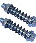 Premium Heavy Duty Car Exhaust Manifold Bolt Set M10x1.5 header studs with springs for high temperature applications.