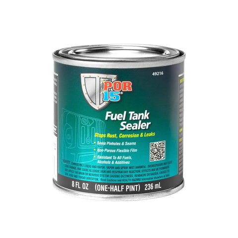 Motorcycle Fuel Tank Repair Kit For Bikes And Small Fuel Tanks - Stops Rust, Seals Pinholes And Seams Permanently, Works On Tanks Up To 12.5 Gallons, Great For Snowmobiles, Outboards, Generators And RVs