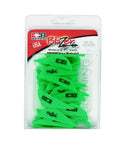 Blazer 2 Inch 3D Hunting Vane Neon Green 50 Pack Arrow Vanes With Easy Adhesion AR1000 Material packaging front view