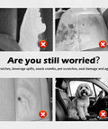 Potential car seat damage without Cozy Plush Car Seat Covers With Side Pockets, Warm And Breathable Back Seat Protector For All Seasons