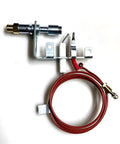 F270398 ODS natural gas pilot assembly with red hose and mounting bracket for Mr Heater/Heat Star vent-free heaters