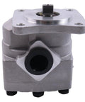 Front view of Left Rotation Hydraulic Gear Pump For Kubota B1550 Tractor Direct Fit With 67810 76100 67810 76102 GPO79R GPO120R Counterclockwise Drive Beefed Up Durable Replacement For Farm Gear And DIY Projects