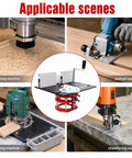 Rock Solid CNC Aluminum Router Table Lift System Featuring Smooth Anodized Finish And Two Inch Stroke for engraving, slotted, and trimming machines.