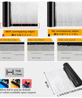 Straight Up Heavy Duty Self Adhesive Roofing Membrane With A Seriously Solid Waterproof Seal Tough As Nails Ice And Water Shield image showing application options and dimensions.