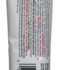Back view of Pro Grade PTFE Paste Thread Sealant For Metal And Plastic Pipe Fittings Including CPVC Provides Leak Proof Hydraulic Seal Up To 12,000 Psi Handles Temperatures From -200 Fahrenheit To 550 Fahrenheit Gas Pressure Up To 2,600 Psi Non Toxic And Lead Free tube showing details and barcode.