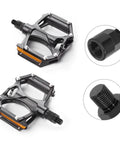 Bike Pedal Adapter Nine Sixteenths To One Half Inch Aluminum Alloy Bicycle Pedal Adapter with detail views of 14mm and 12mm parts