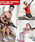 Heavy resistance bands with handles for home gym, tricep and bicep training, shoulder and forearm strength training, versatile use