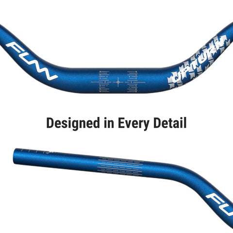 Upturn High Rise Mountain Bike Handlebar With 31.8mm Clamp, 785mm Width, Lightweight Alloy Riser Bar For MTB And BMX, Built To Shred 75mm Rise