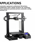 11.8 Inch European Standard T Slot Aluminum Extrusion Rail Kit, 4 Pieces, Anodized Black for 3D Printer and CNC DIY, High Strength Linear Motion Guide for Precision Builds, 3D printer frame application